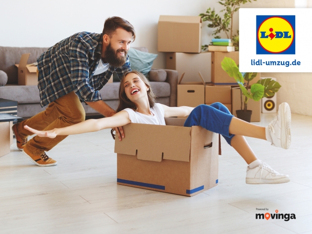 Lidl startet eigenen Umzugsservice - Lidl startet Umzugsservice mit Movinga- Quelle: Lidl